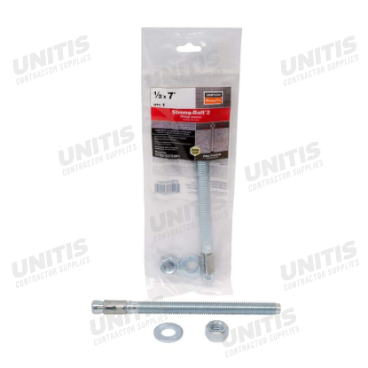 Simpson STB2 - 1/2" x 7" Strong-Bolt 2 Wedge Anchor - 1/poly