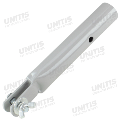 Kraft Clevis to 1-3/8" . Single Button Handle Adapter (8" Long)