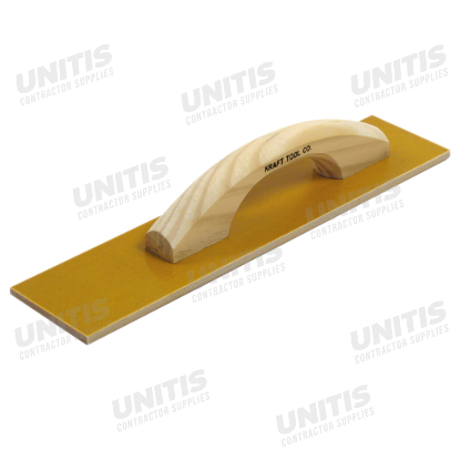 Kraft 14"x3-1/2" Se Laminated Canvas-Resin Hand Float with Wood Handle