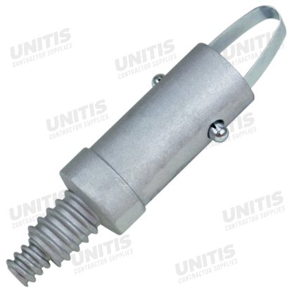 Kraft 1-3/8" and 1-3/4" . Button/Male Thread Handle Adapter