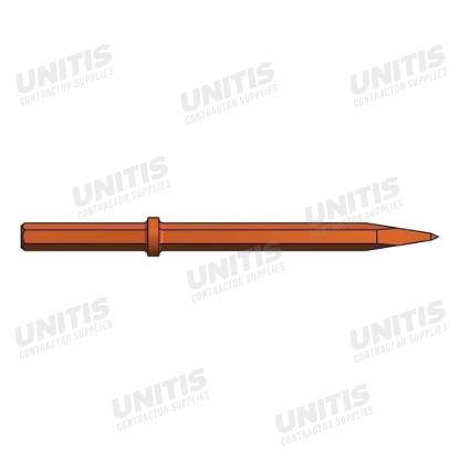 Brunner & Lay 24" Hex Shank Standard Moil Point