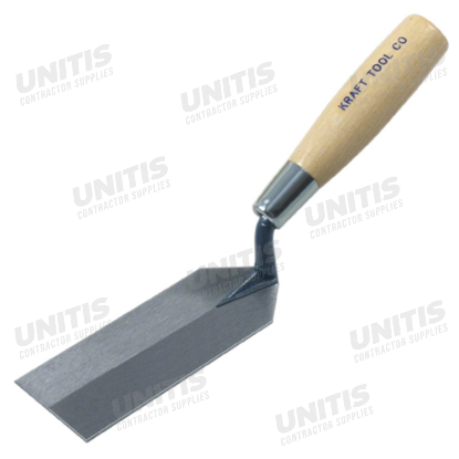 Kraft 6"x2" Margin Trowel with Wood Handle
