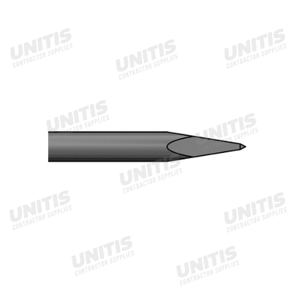 Brunner & Lay 24" Round Shank Oval Collar Standard Moil Point