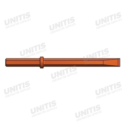 Brunner & Lay 24" Hex Shank Standard Chisel