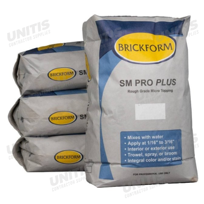 Brickform S.M. Professional Grade Plus Micro-Topping - Light Gray - 55 lb Bag