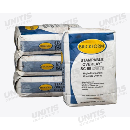 Brickform Stampable Overlay - Color-Ready Grey/White Cement - 60 lb Bag