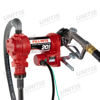 Fill-Rite 12V DC Fuel Transfer Pump with Nozzle - 20 GPM