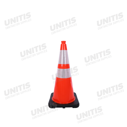 Traffix PVC Wide Body Traffic Cone - 28" with 3M Reflective Collars