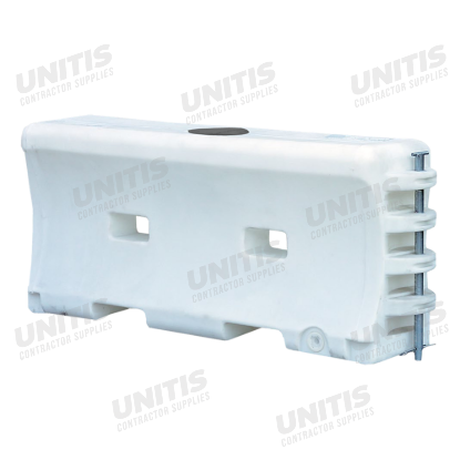 Traffix Water Wall / K-Rail Barrier - 72" x 32" x 18" - White