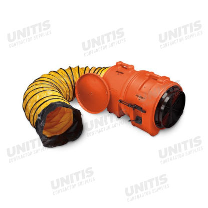 Allegro 16" Axial AC Plastic Blower with Canister & 15' Ducting
