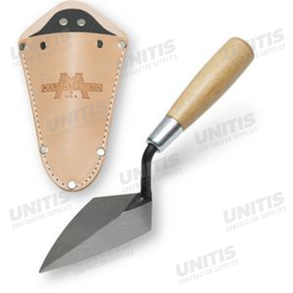 Marshalltown Archaeology Trowel - 5" Pointing with Holster