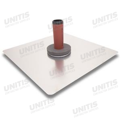 Marshalltown 13 1/2" x 13-1/2" Aluminum Hawk - Durasoft Handle