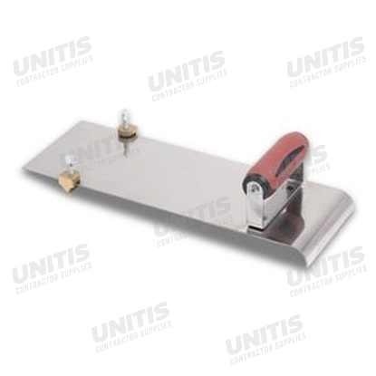 Marshalltown 14 in x 5 in Stainless Steel Hand Edger with Adjustable Groover