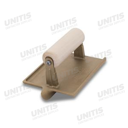 Marshalltown Bronze Groover; 6" x 4-1/2"; 1 1/2D, 1/2W, 1/4" Radius - Wood Handle