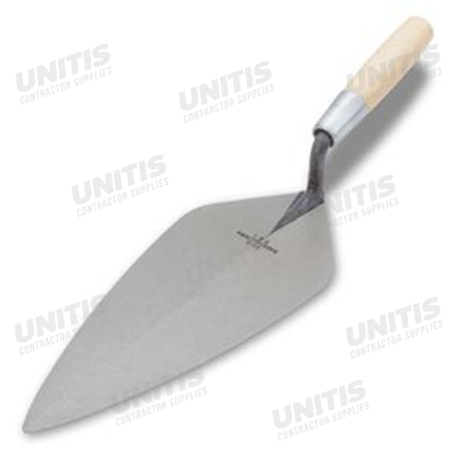 Marshalltown 12" Brick Trowel - London Pattern - Wood Handle
