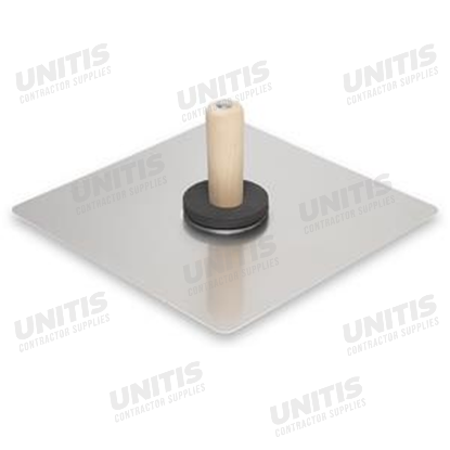 Marshalltown 13 1/2" x 13-1/2" Aluminum Hawk - Wood Handle