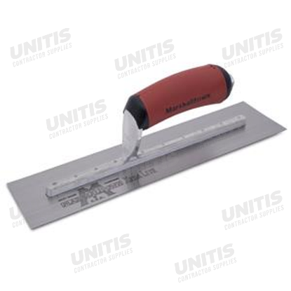 Marshalltown 12" x 3" Finishing Trowel - Curved Durasoft Handle