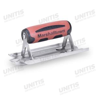 Marshalltown 6" x 3" Stainless Steel Groover-1/2" x 1/2" Groove-Ds Handle