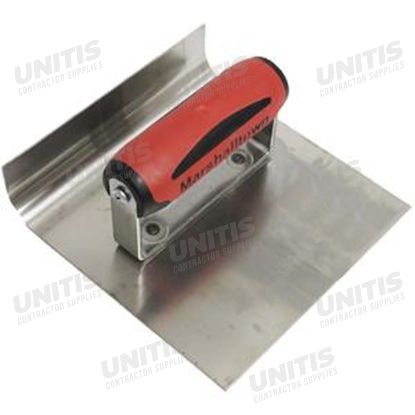 Marshalltown 6" x 6" Stainless Steel Sidewalk Tool-3/4" Radius-Ds Handle