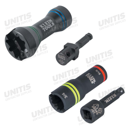 Klein Tools Impact Socket Set - 4 Piece