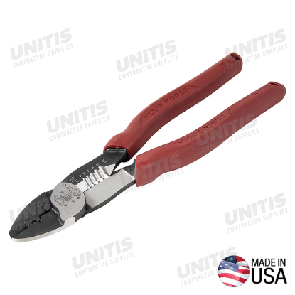 Klein Tools Forged Steel Wire Crimper - Cutter - Stripper