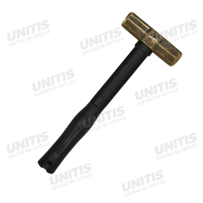 Klein Tools Brass Sledge Hammer - Rubber Handle - 7-Pound