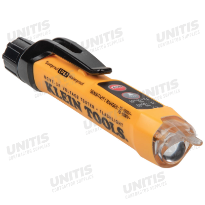 Klein Tools Dual Range Non-Contact Voltage Tester with Flashlight - 12 to 1000V AC