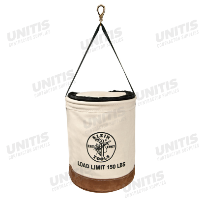 Klein Tools Canvas Bucket with Closing Top - 17"