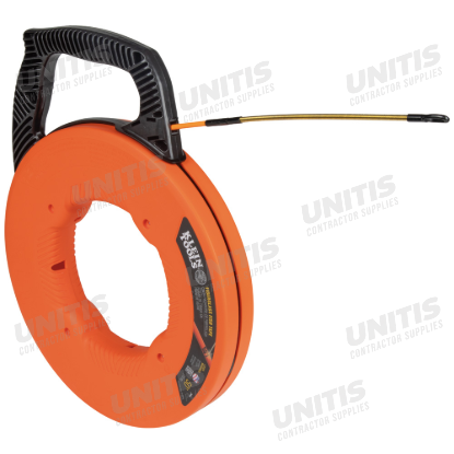 Klein Tools Fiberglass Fish Tape with Spiral Steel Leader - 50'