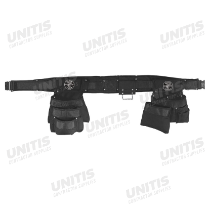 Klein Tools Electrician's Padded Tool Belt/Pouch Combo - 11-Pocket - 4 Piece - Xl