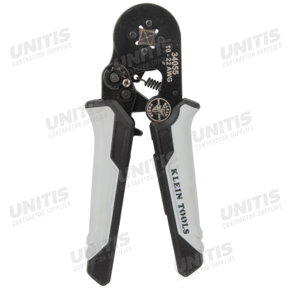 Klein Tools Ratcheting Ferrule Square Crimper - 10 to 22 AWG Wire