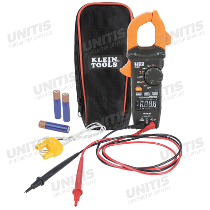 Klein Tools AC/DC Digital Clamp Meter - Trms Auto-Ranging 400 Amp