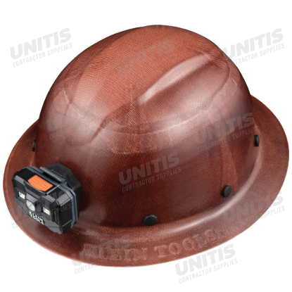 Klein Tools Hard Hat - Konstruct Series - Full-Brim - Class G - Rechargeable Headlamp