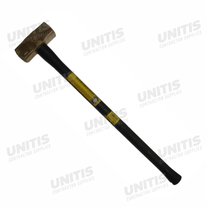 Klein Tools Brass Sledge Hammer - Rubber Handle - 14-Pound
