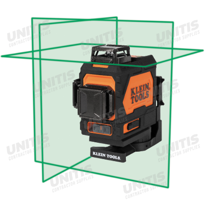Klein Tools Rechargeable Self Leveling Green Planar Laser Level with Hard Carrying Case