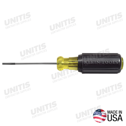 Klein Tools Terminal Block Screwdriver - 1/8" Cabinet - Tb-Din