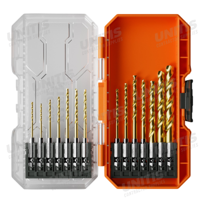 Klein Tools Titanium Drill Bit Set - 14 Piece