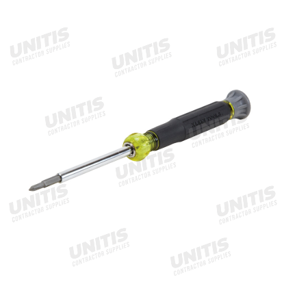 Klein Tools Multi-Bit Electronics Screwdriver - 4-in-1 - Phillips - Slotted Bits