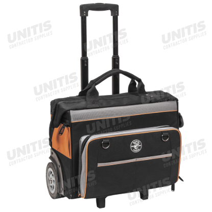 Klein Tools Tool Bag - Tradesman Pro Rolling Tool Bag - 24 Pockets - 19"