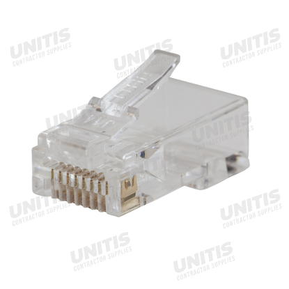 Klein Tools Pass-Thru Modular Data Plug - RJ45- CAT5E - 50-Pack