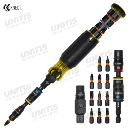 Klein Tools Knect 17-in-1 Impact-Rated Hybrid Screwdriver / Nut Driver