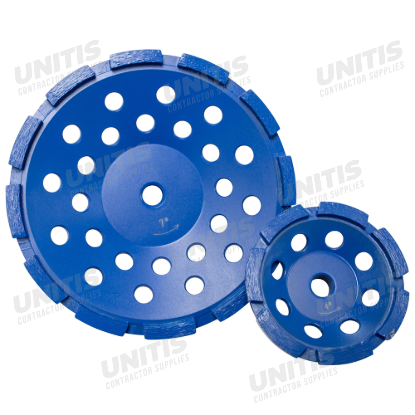 Star Blue Double Row Cup Grinder - 7" x 5/8"-11