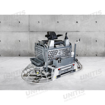 Superabrasive 8' Ride-On Power Trowel Machine - Hydraulic Steering