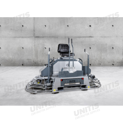 Superabrasive 8' Ride-On Power Trowel Machine - Manual Steering