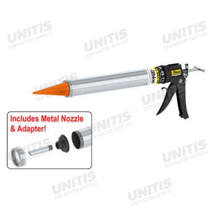 Albion Special Deluxe 20 oz Manual Bulk Gun with Orange Cone Nozzles