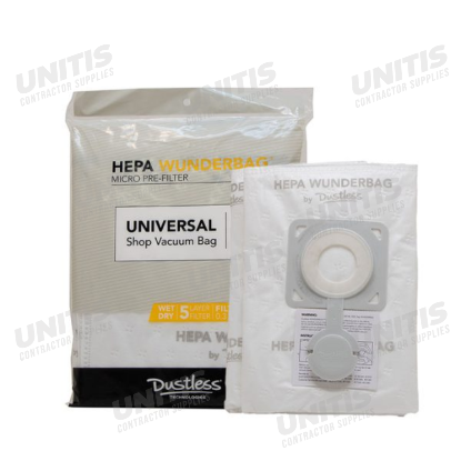 Dustless 8-10 Gallon HEPA WunderBag 2 Pack
