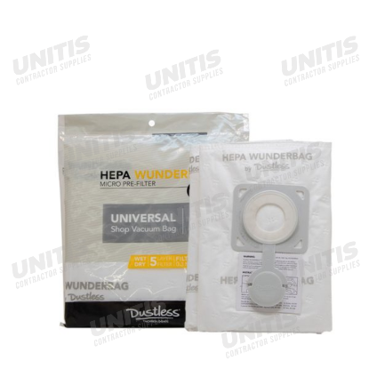 Dustless 4-7 Gallon HEPA WunderBag 2 Pack