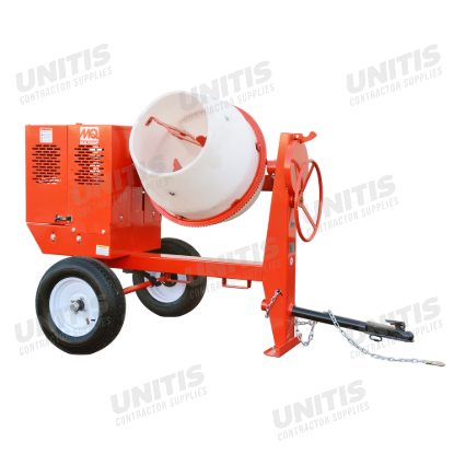 Multiquip Poly-Drum Concrete Mixer - 6 cu ft - Honda GX160 Engine