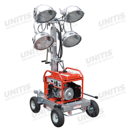 Multiquip Light Balloon 4-Spot 400W 4-Wheel Cart
