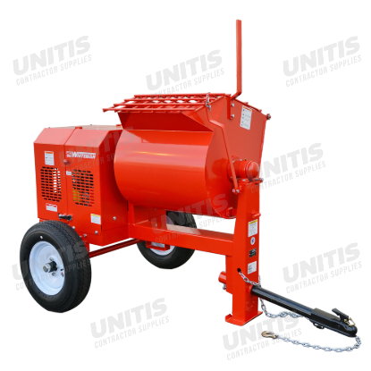 Multiquip Steel-Drum Mortar Mixer - 7 cu ft - Honda GX240 Engine